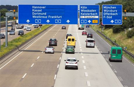Německá dálnice – ilustrační foto.