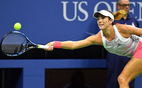 panlka Garbie Muguruzaová na US Open.