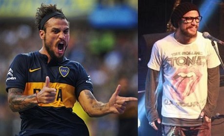 Fotbalista Dani Osvaldo povsil kopaky na hebík. Dal se na hudební dráhu.