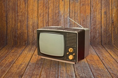 Starý televizor - ilustraní foto.