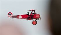 Na snmku je Fokker Dr.1 z eskho letajcho cirkusu Kindernay's Flying Circus.