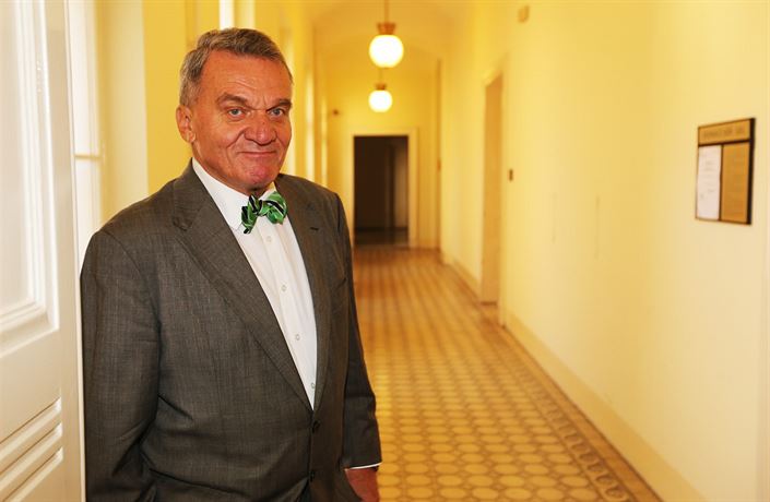 Bohuslav Svoboda u soudu.