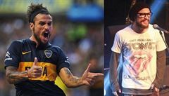 Fotbalista Dani Osvaldo povsil kopaky na hebík. Dal se na hudební dráhu.