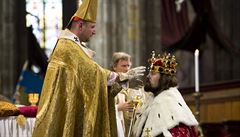 Svatovítská katedrála zažila další korunovaci. Karel IV. se stal znovu králem
