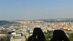 Vynikající výhled. Panorama Praského hradu, Petín, Malou Stranu i ve staré...