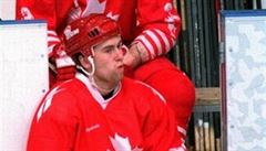 Petr Nedvd v dresu Kanady na OH 1994.