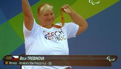 Plavkyně Třebínová získala na paralympiádě v Riu bronz