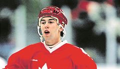 Petr Nedvd v kanadském dresu na olympiád 1994