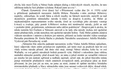 6. strana rozsudku v kauze Peroutka, který dorazil na Hrad.