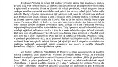 12. strana rozsudku v kauze Peroutka, který dorazil na Hrad.