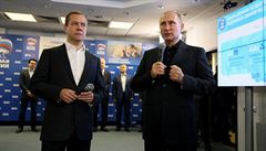 Ruský prezident Putin a premiér Medveděv a zároveň hlavní postavy strany... | na serveru Lidovky.cz | aktuální zprávy
