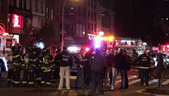 Exploze v New Yorku podle guvernra nem spojitost s IS. Vechny zrann u propustili