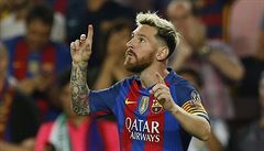 Lionel Messi práv� vst�elil gól Celticu Glasgow. Byl to Messiho pátý zásah z...