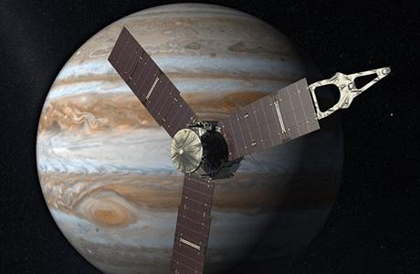 Jupiter je nejvtí planetou slunení soustavy.