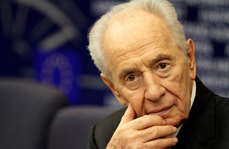 imon Peres v Evropskm parlamentu ve trasburku.