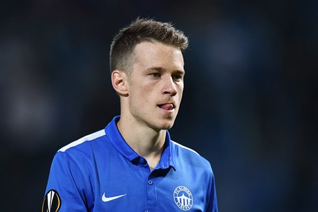 Jan Sýkora ze Slovanu Liberec po porážce od PAOK Soluň.