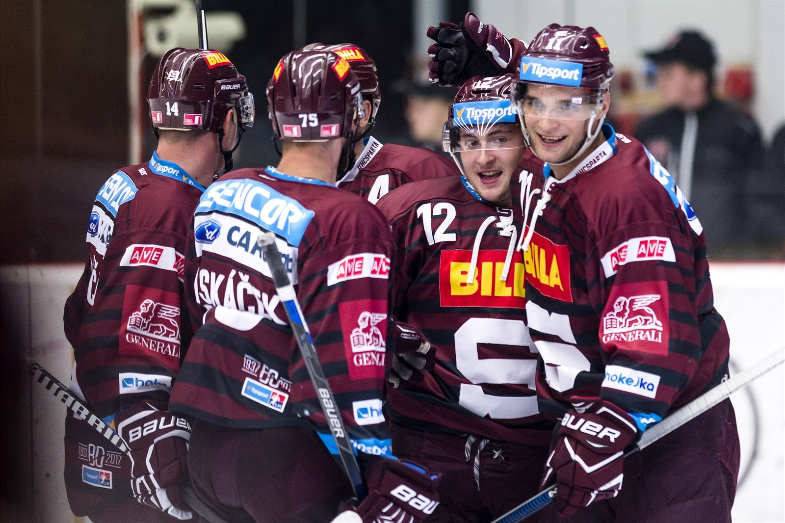 Hokejisté Sparty.