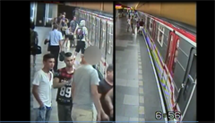Mladci napadli v metru mue, policie po nich zatm marn ptr
