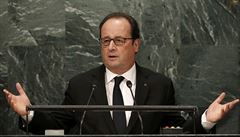 To u sta. Hollande vyzval k urychlenmu zastaven boj v Srii