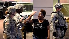 V americkém Charlotte se opt protestovalo proti policejnímu násilí vi...