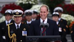Princ William na návtv v Kanad.