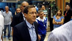 Vdce opozice a dlouholetý pítel Perese Isaac Herzog.