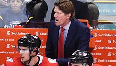 Mike Babcock, Sidney Crosby a Patrice Bergeron.