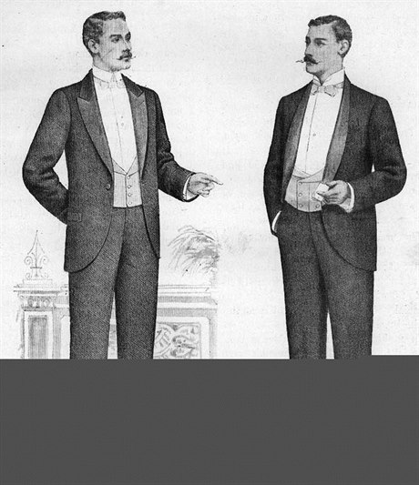 Smoking z roku 1898 - ilustraní foto