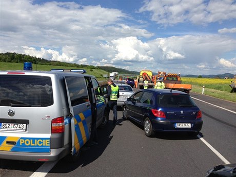 Dopravní nehoda na dálnici (ilustraní foto).