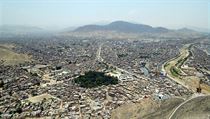 San Cristobal byl dve jednou z posvtnch hor Ink, tzv. apu. Dnes kopec...