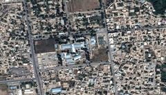Satelitní snímek nemocnice
