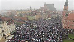 Moe nejenom erných detník protestujících en i mu proti antiinterupnímu...