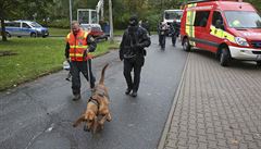 Nmecká policie prozkoumává sídelní oblast v Chemnitz
