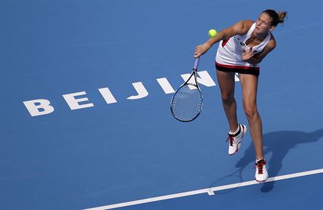 Karolna Plkov na turnaji v Pekingu.