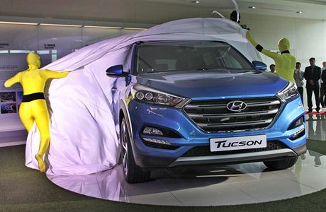 Slavnostní odhalení podoby Hyundai Tuscon.