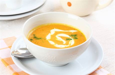 Mrkvová polévka - ilustraní foto.