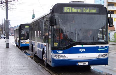 Autobus v Ostrav.