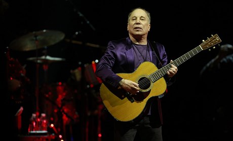 Americký písniká Paul Simon pi koncert v praské O2 arén..