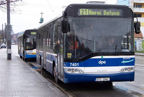 Autobus v Ostrav.