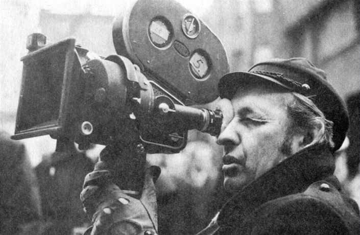 Andrzej Wajda na snímku z roku 1974.