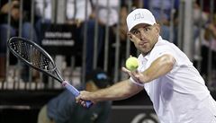 Andy Roddick na exhibici v Las Vegas.