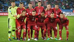 eský tým proti Ázerbájdánu.