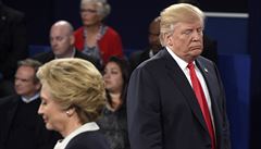 Republikánský kandidát Donald J. Trump a demokratická kandidátka Hillary...