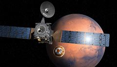 Od sondy ExoMars se oddělil modul, který bude na Marsu hledat život