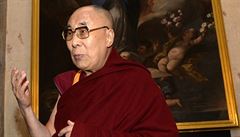 Tibetským duchovním v�dcem dalajlamou b�hem sch�zky s Danielem Hermanem