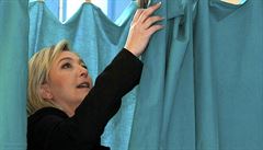 Marine Le Penová b�hem prezidentských voleb