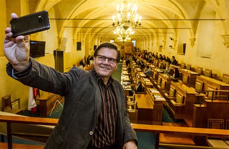 Poslední selfie v Senátu.