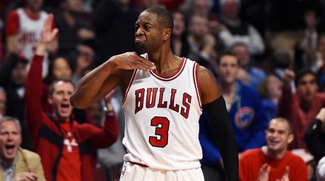 Dwayne Wade v Chicagu koní.