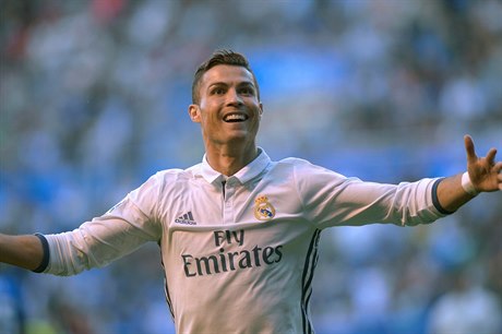 Cristiano Ronaldo slaví.