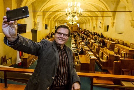 Poslední selfie v Senátu.